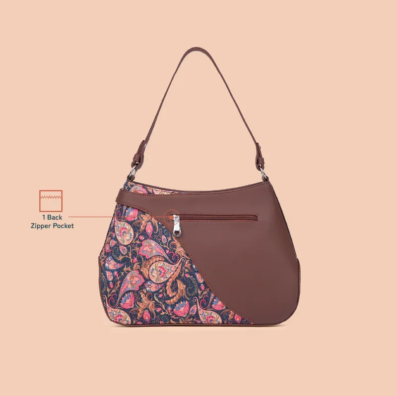 Bagstek Ira Paisley Print Handbag
