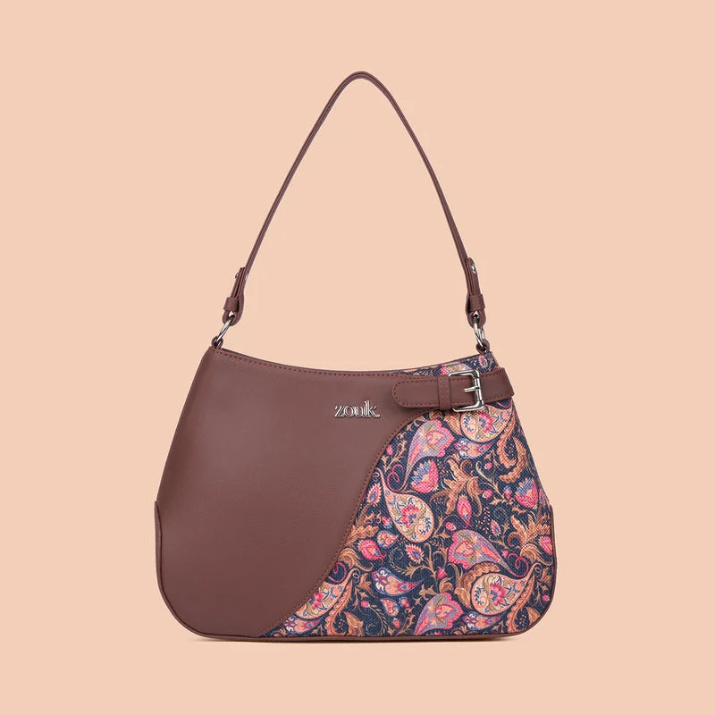 Bagstek Ira Paisley Print Handbag